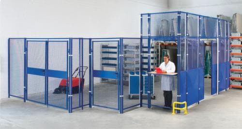 Flügeltür-Aufsatzelement für Trennwandsystem, Breite 1180 mm
