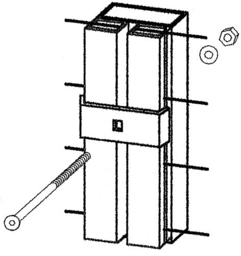 Trennwandsystem mit Maschenweite 40x40 mm