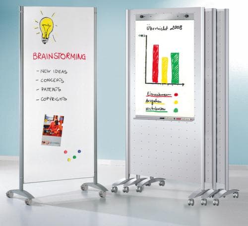 Kerkmann Trennwand Metropol, Höhe x Breite 1750 x 800 mm, Wand weiß