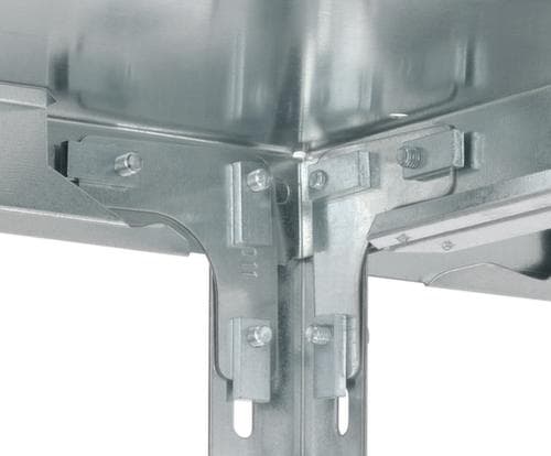 hofe Schraubregal, 5 Böden, RAL7035 Lichtgrau