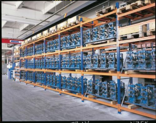 META Palettenregal MULTIPAL für 12 Paletten, 3770 mm breit, 3 Lagerebenen