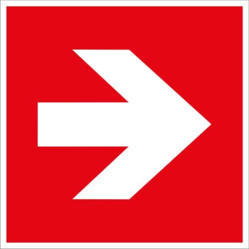 Langnachleuchtendes Brandschutzschild