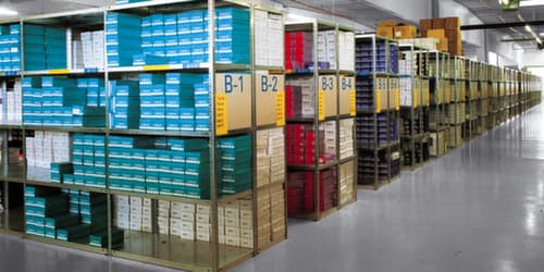 hofe Schraubregal, 5 Böden, RAL7035 Lichtgrau