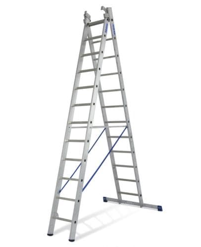 Krause Mehrzweckleiter, 3 x 12 profilierte Sprossen