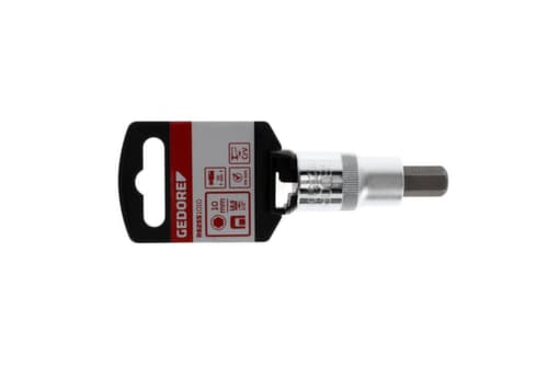 GEDORE R62551010 Schraubendraubereinsatz 1/2" 10 mm Länge 55 mm
