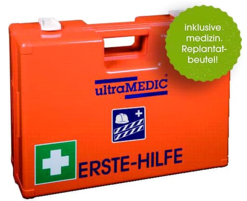 ultraMEDIC Erste-Hilfe-Koffer mit branchenspezifischer Füllung, Füllung nach DIN 13157