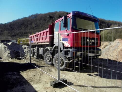 Schake Tür für Mobilzaun, Höhe x Breite 2000 x 1200 mm