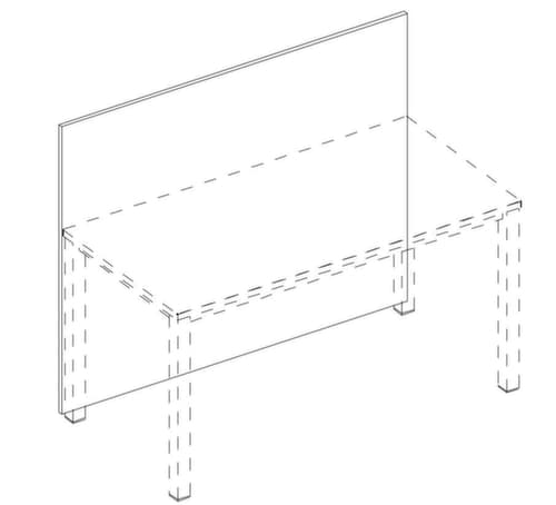 Nowy Styl Thekenblende E10 für Schreibtisch