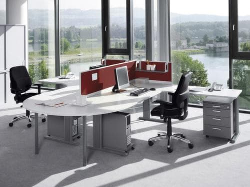 Nowy Styl Aufsatz-Paneel E10 für Schreibtisch, Breite 1600 mm