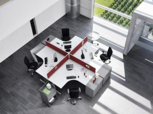 Nowy Styl Aufsatz-Paneel E10 für Schreibtisch, Breite 1600 mm