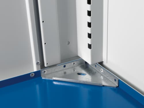 bott Schubladenschrank cubio Grundfläche 800x750 mm, 4 Schublade(n), RAL7035 Lichtgrau/RAL7016 Anthrazitgrau