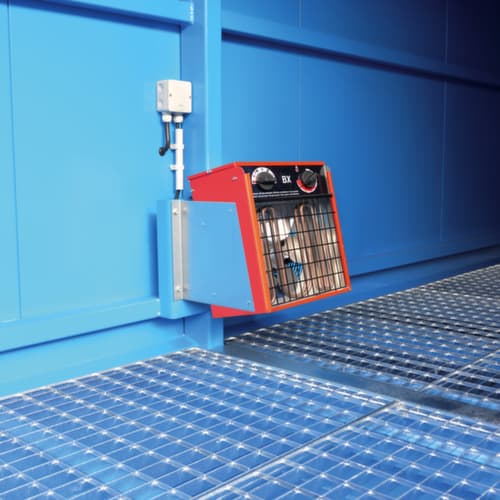 Heizung für Gefahrstoff-Container